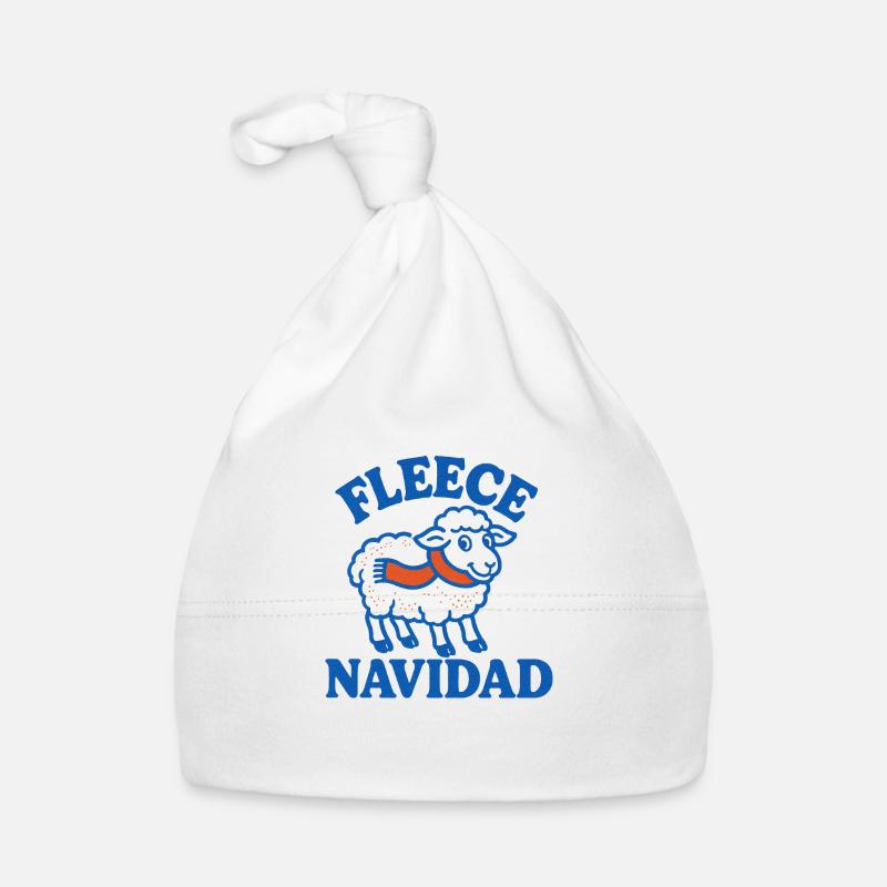 Fleece Navidad Baby Bio-Mütze