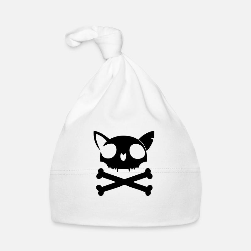 death_cat Organic Baby Cap