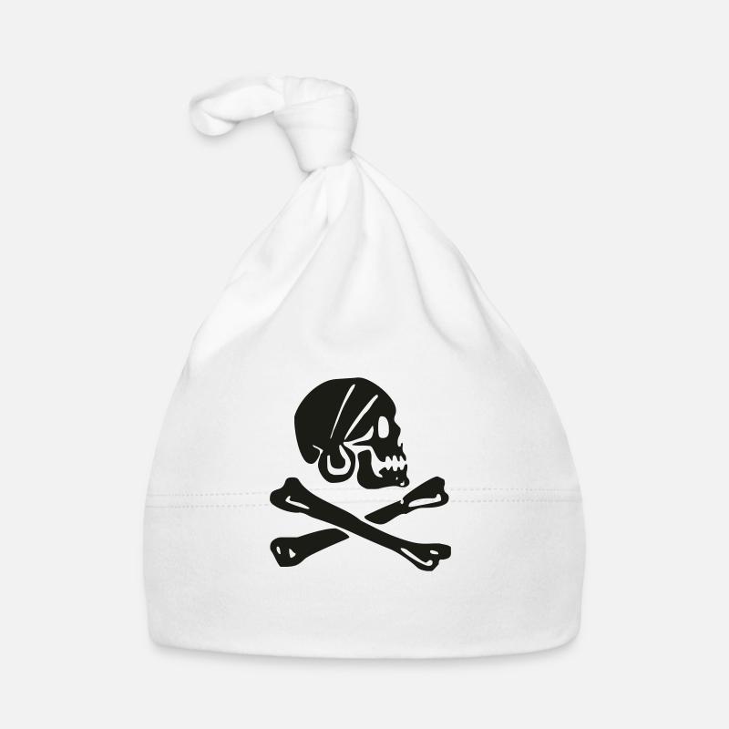 Skull Organic Baby Cap