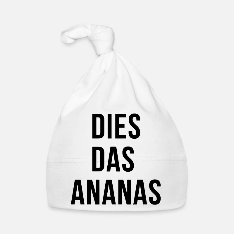 DIES DAS ANANAS Baby Bio-Mütze