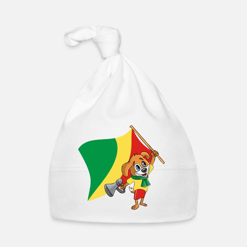 Congo (Brazzaville) fan dog Organic Baby Cap