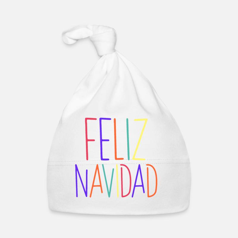 Feliz Navidad a commencé à partir des années 80 Bonnet bio Bébé