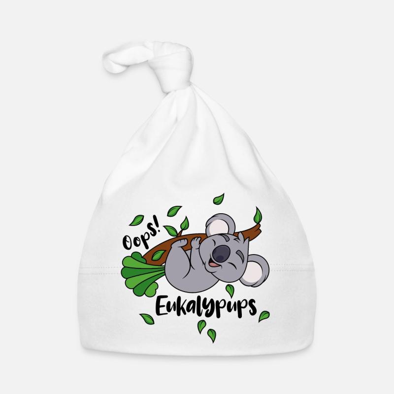 Koala Eukalyptus Oops Eukalypups Pups Tier Ast Baby Bio-Mütze