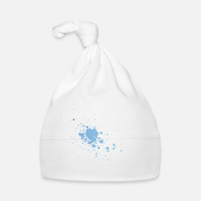 Color Blob Splash Painter Gift Idée d'art coloré Bonnet bio Bébé