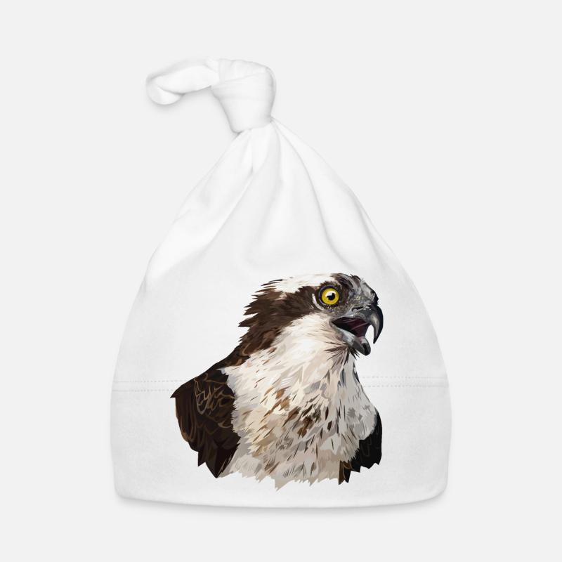 Balbuzard - Bonnet bio Bébé - blanc