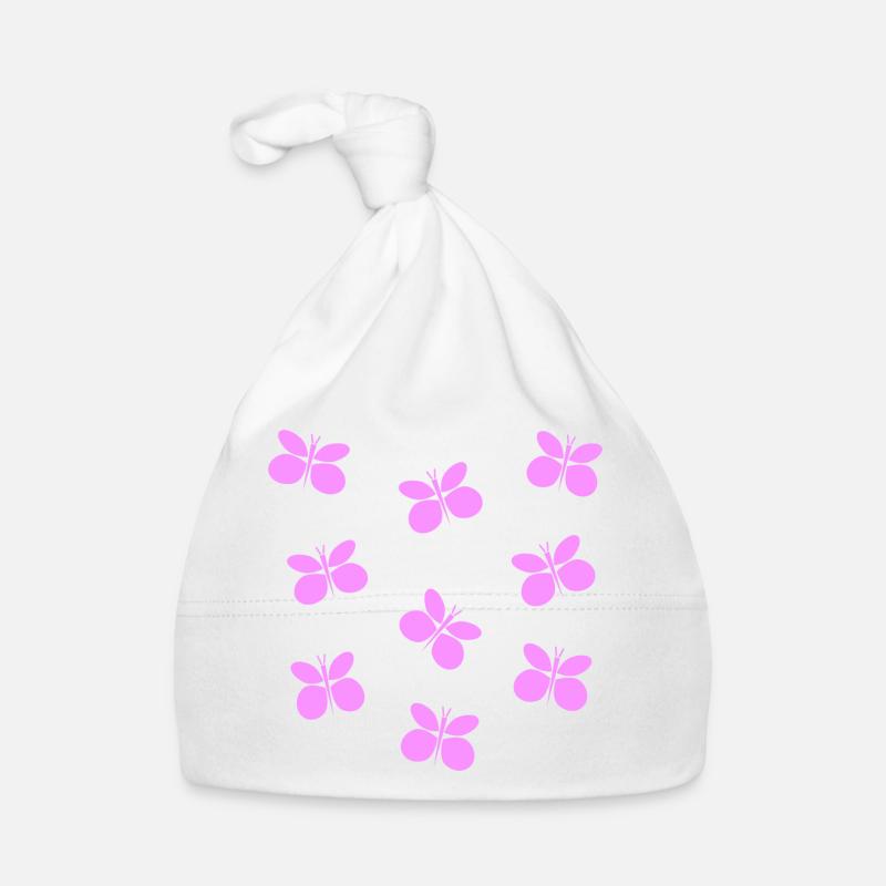 Butterflies Organic Baby Cap