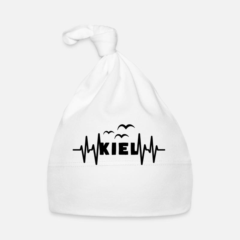 KIEL Herzschlag Hansestadt Baby Bio-Mütze