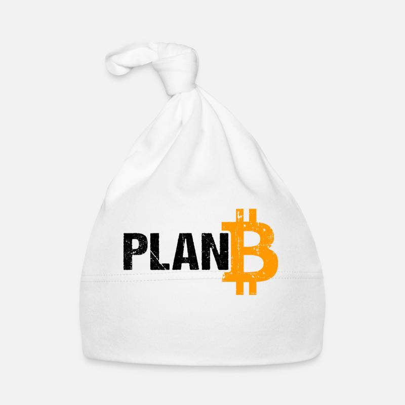 Plan B Bitcoin Krypowährung Baby Bio-Mütze