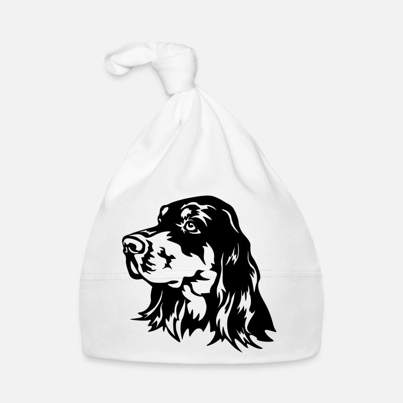 Gordon Setter Kopf Baby Bio-Mütze