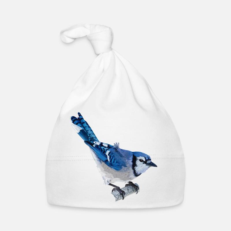 Blaue Chara Baby Bio-Mütze