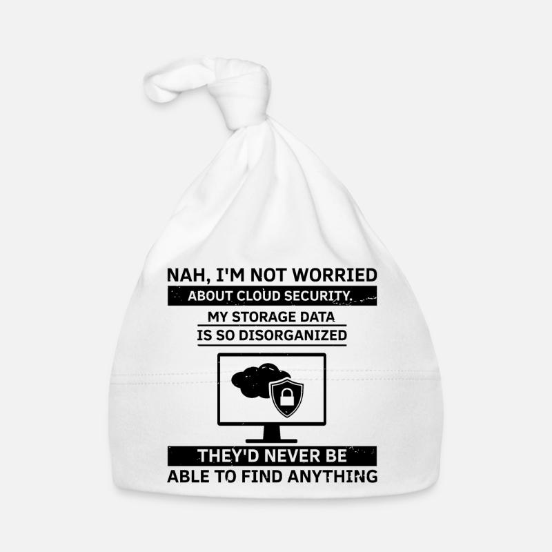 Cyber Security Design for IT Security and Hackers Organic Baby Cap