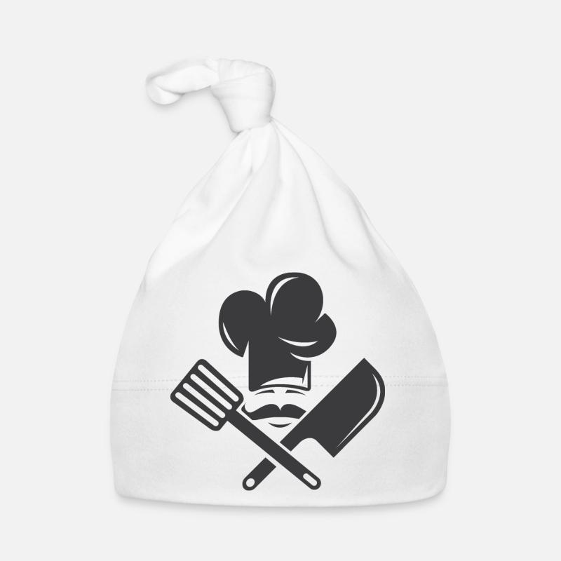 Icône de cuisson Cook Icône Logo d’illustration graphique Bonnet bio Bébé