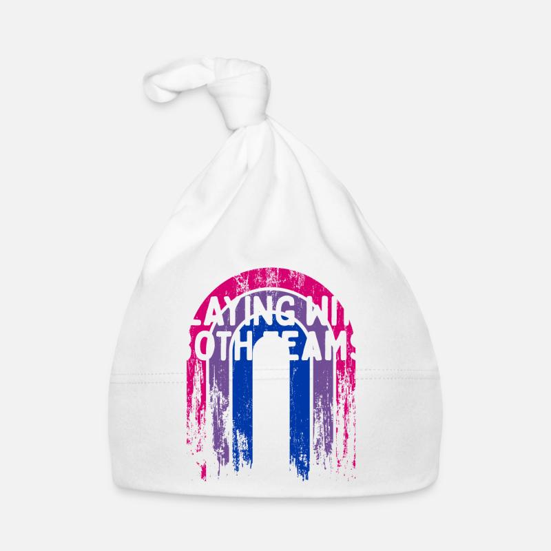 Playing with Both Teams Bisexual LGBTQ Bi Pride Baby Bio-Mütze