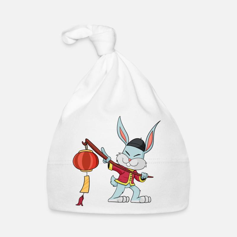 Joyeux Nouvel An chinois 2023 I Année du Lapin Bonnet bio Bébé