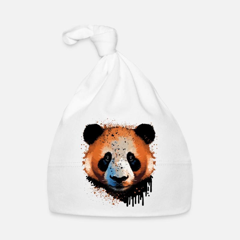 Une belle illustration d’un panda Bonnet bio Bébé