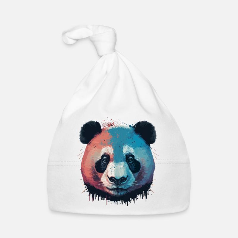 Panda Malerei Baby Bio-Mütze