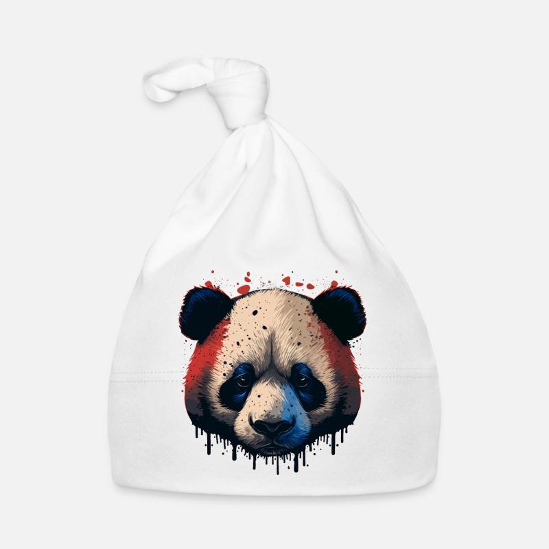 Panda Bear Lover Gift Organic Baby Cap