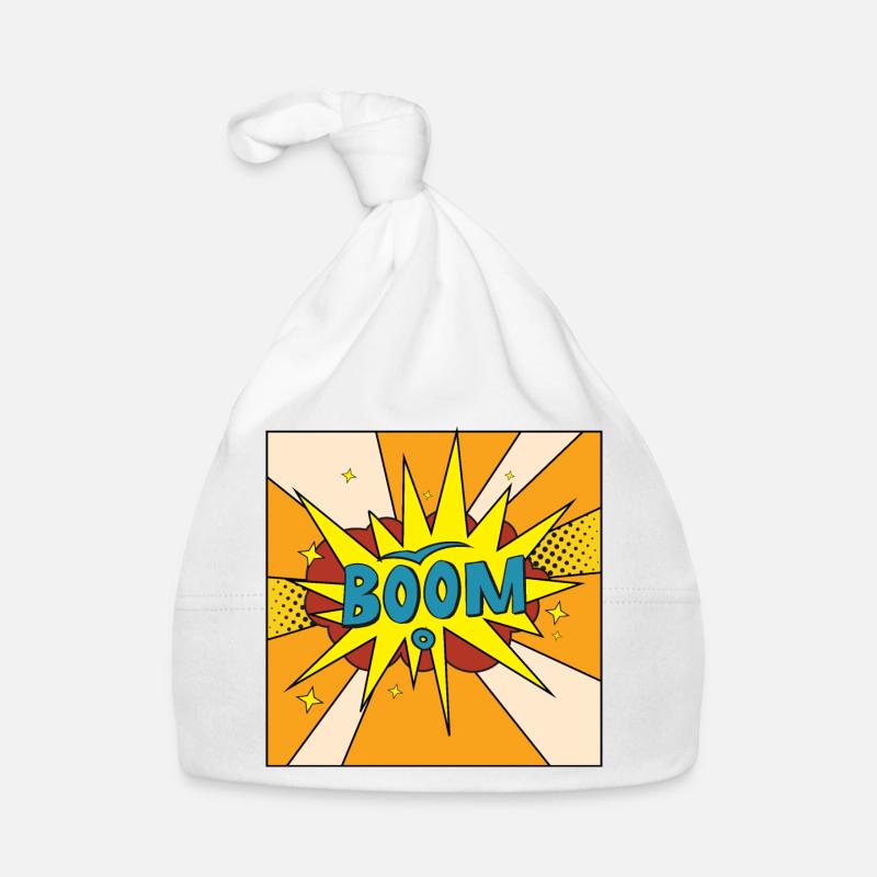 Boom Comic Explosion Stil Baby Bio-Mütze