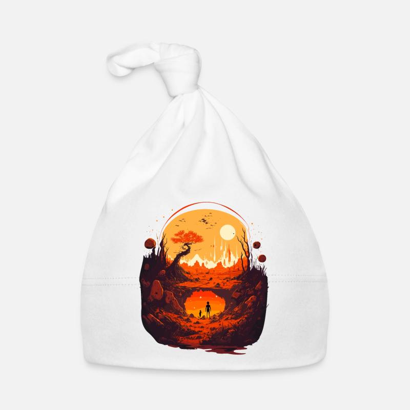 alien creature Organic Baby Cap