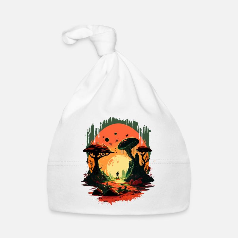Alien Plants Organic Baby Cap