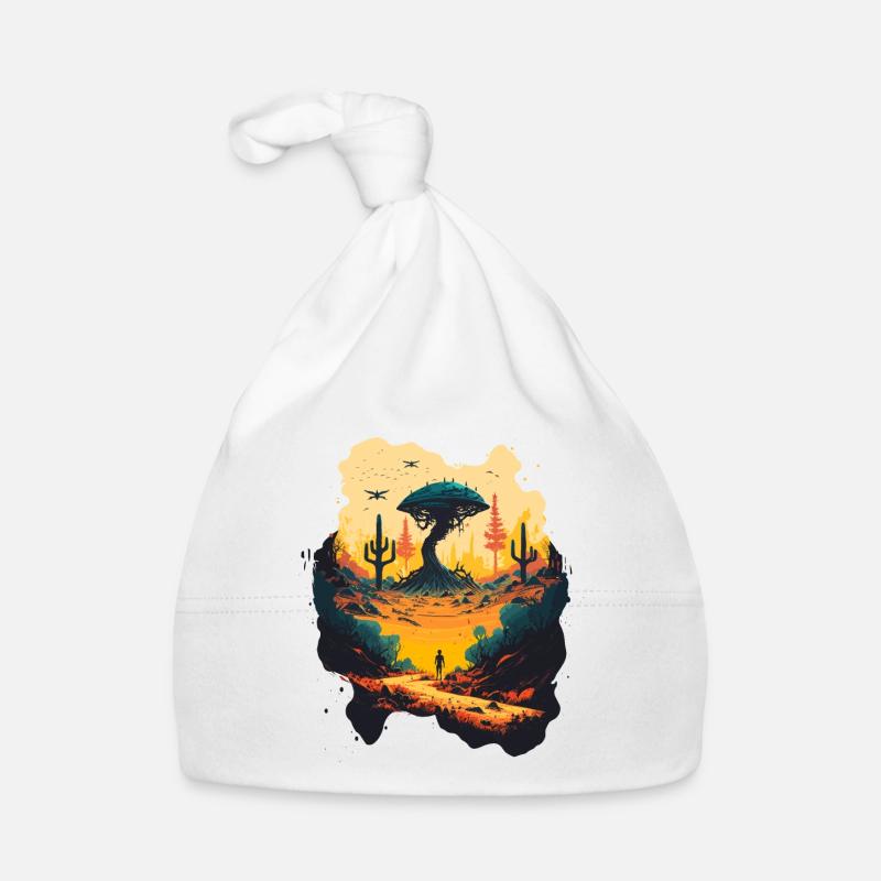 Fantasie Bio-muts voor baby's