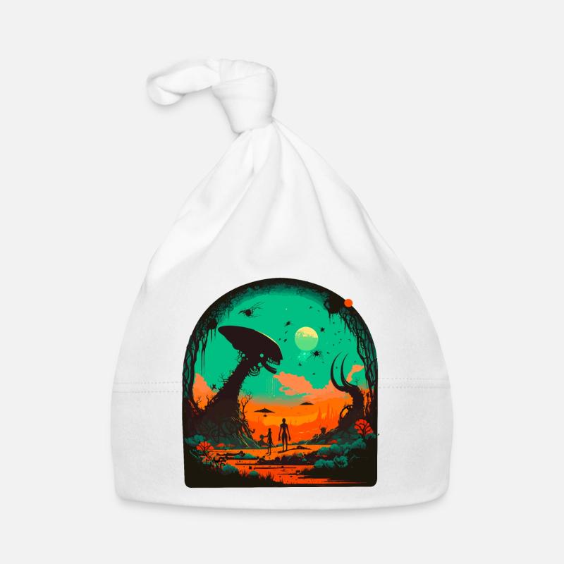 Aliens are Everywere Organic Baby Cap