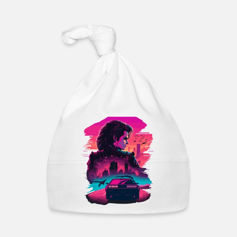 Retro Racing Mädchen Baby Bio-Mütze