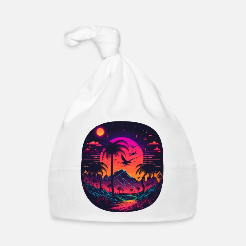 Synthwave Bonnet bio Bébé