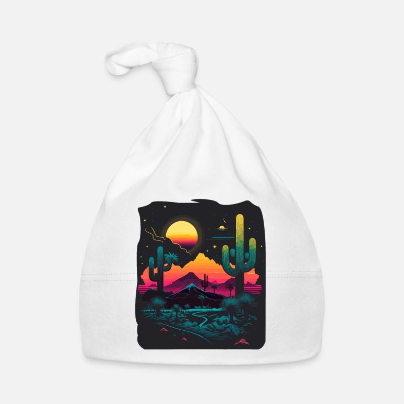 Style des années 80 Bonnet bio Bébé