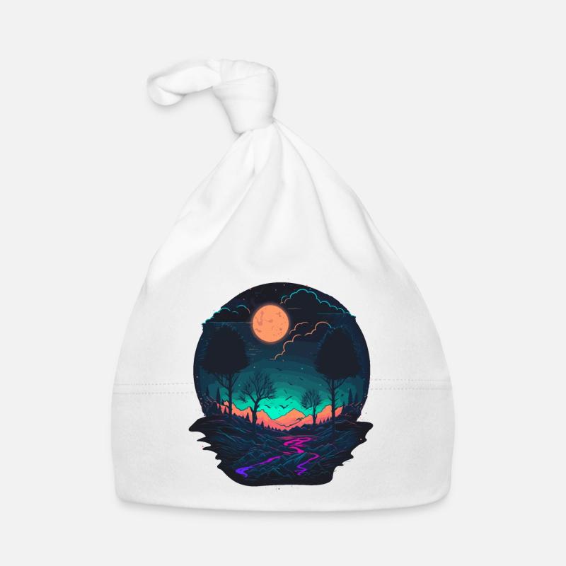 Neon Night Organic Baby Cap