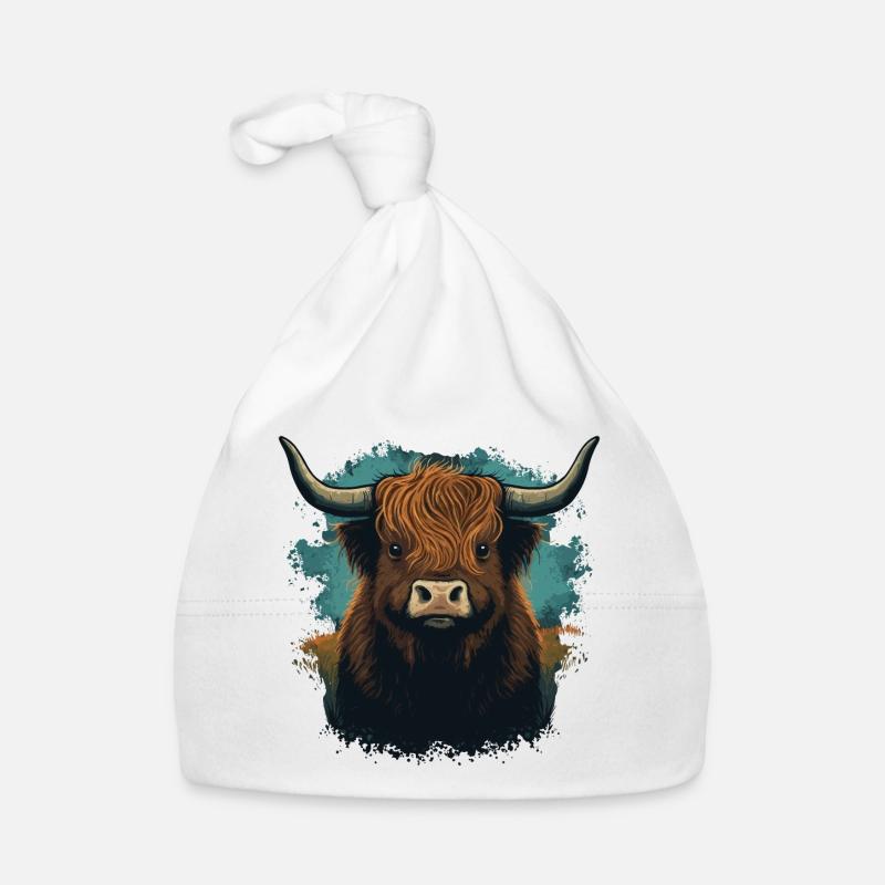 Yak Kuh Baby Bio-Mütze