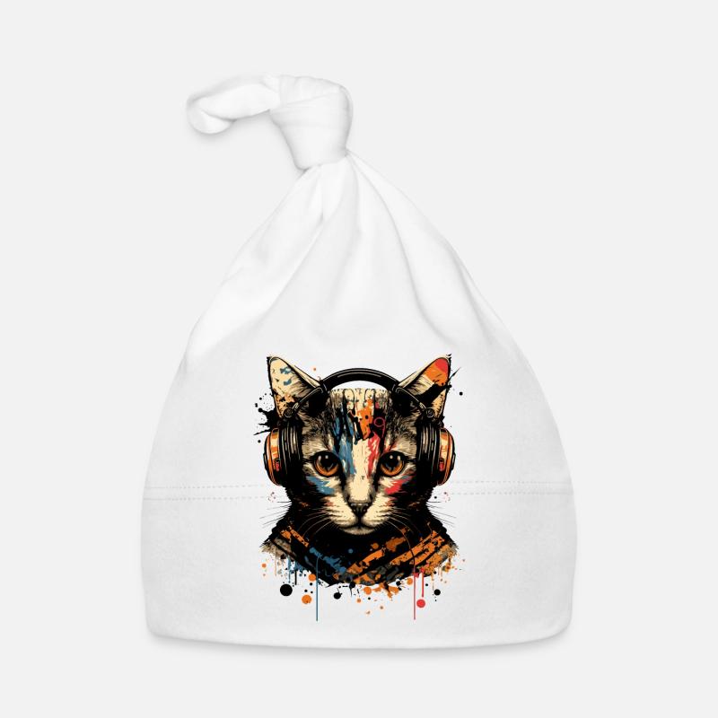 Gaming-Katze Baby Bio-Mütze