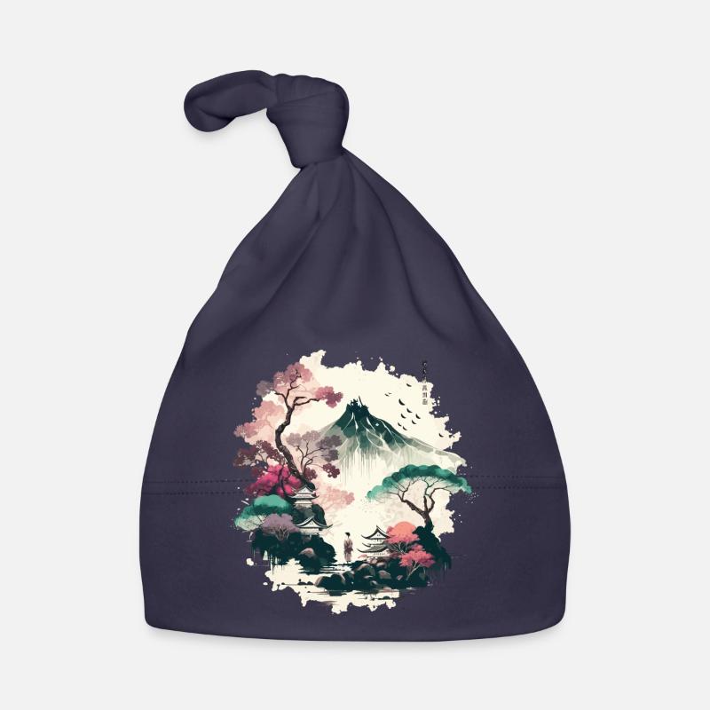Red Sun Organic Baby Cap