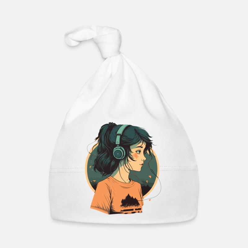 Süßes Anime-Mädchen Baby Bio-Mütze