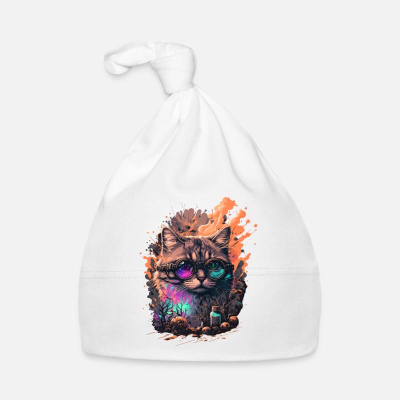 Posion Cat Organic Baby Cap