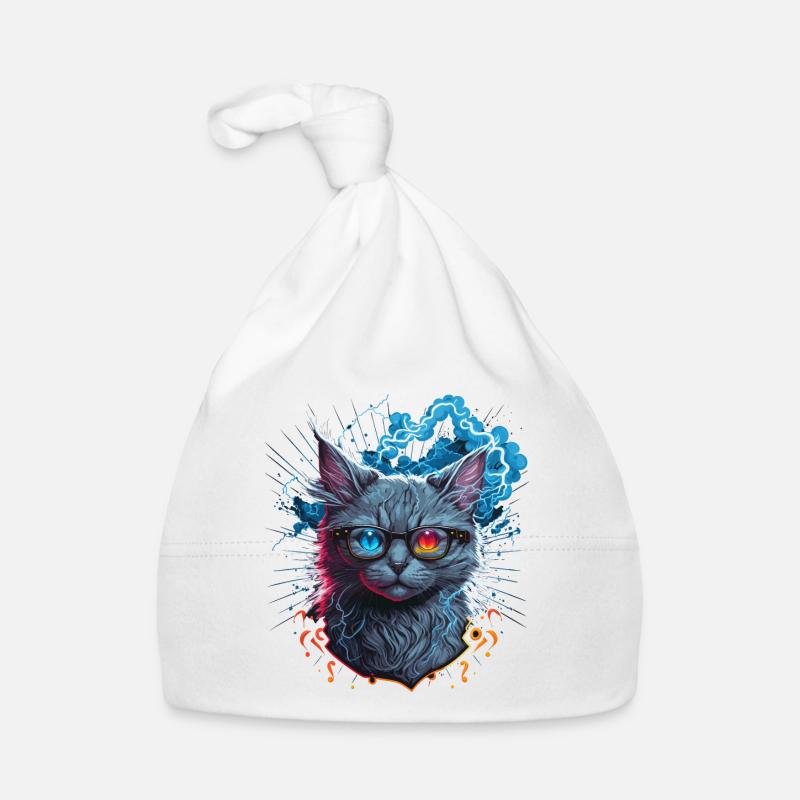 Chat rétro Bonnet bio Bébé