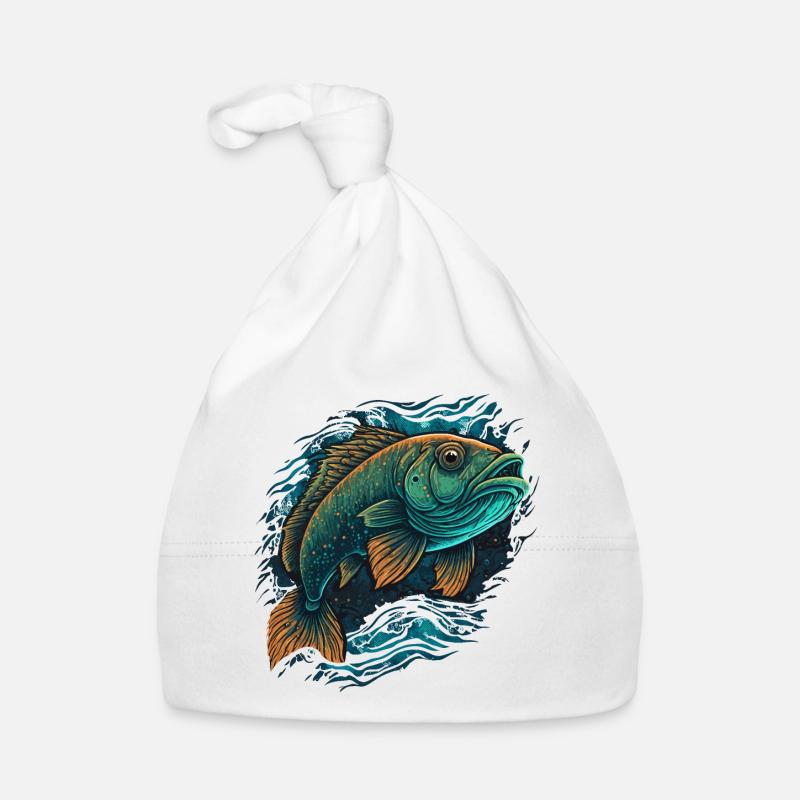 Fish Organic Baby Cap