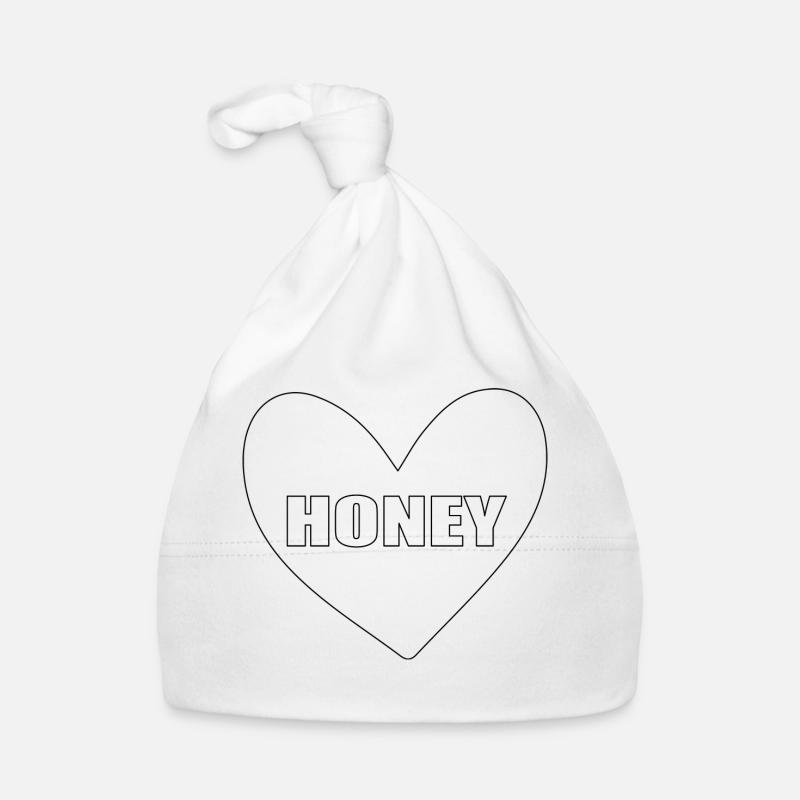 Honey Heart Bonnet bio Bébé