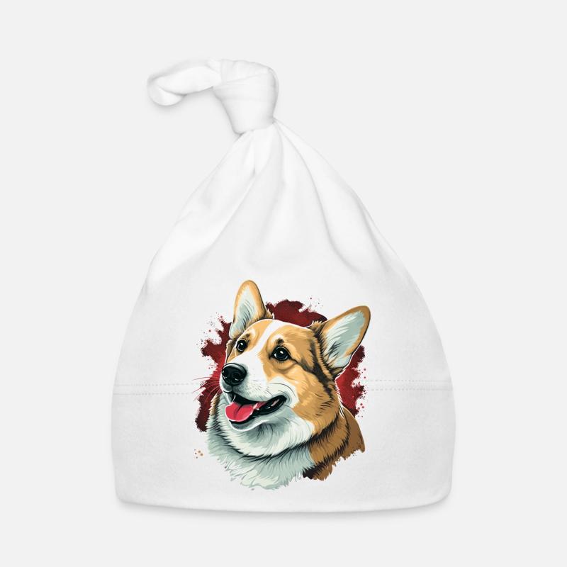 Good Looking Corgi Organic Baby Cap