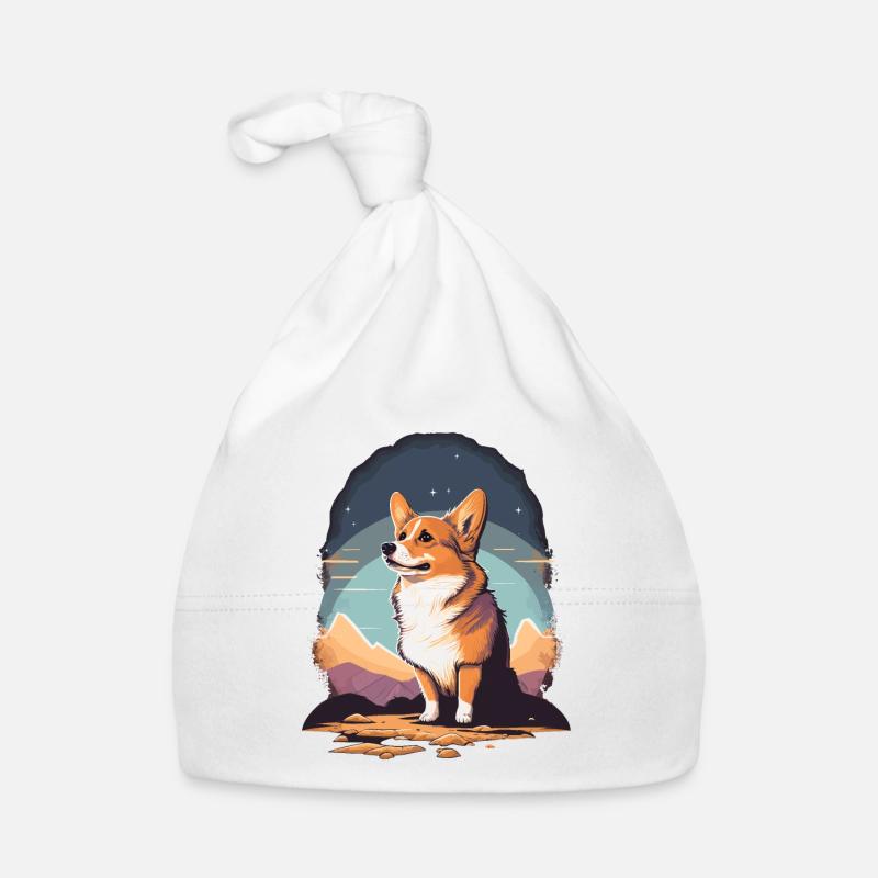 Wondering Corgi Baby Bio-Mütze