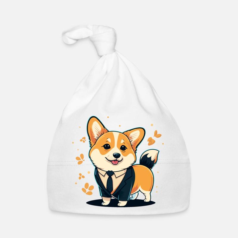 Corgi Welpen Spaß Baby Bio-Mütze