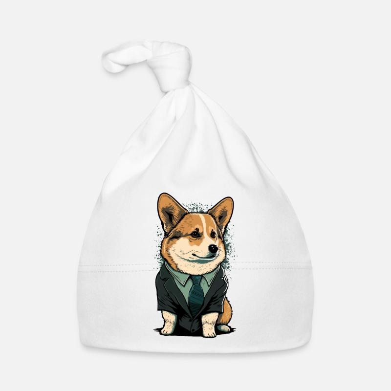 Corgi Habillé Bonnet bio Bébé