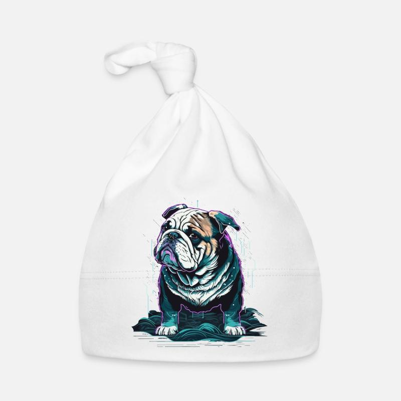 Tiny Bulldog Organic Baby Cap