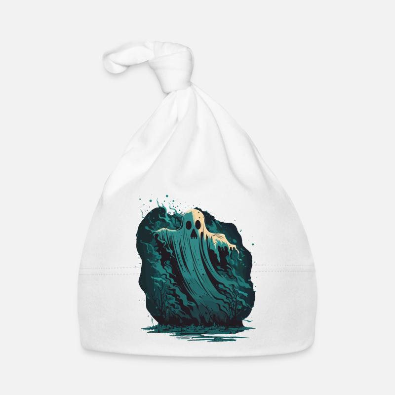Ghost Art Organic Baby Cap