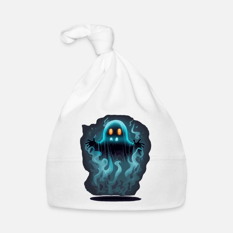 Glowing Ghost Organic Baby Cap