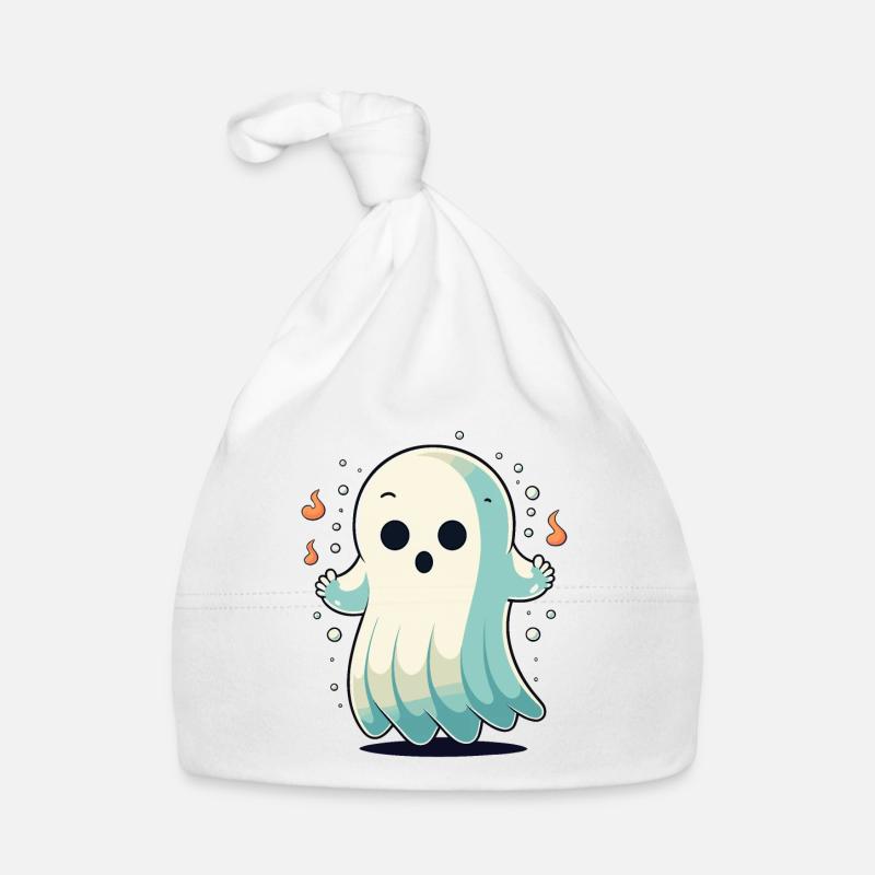 Floating Ghost Organic Baby Cap