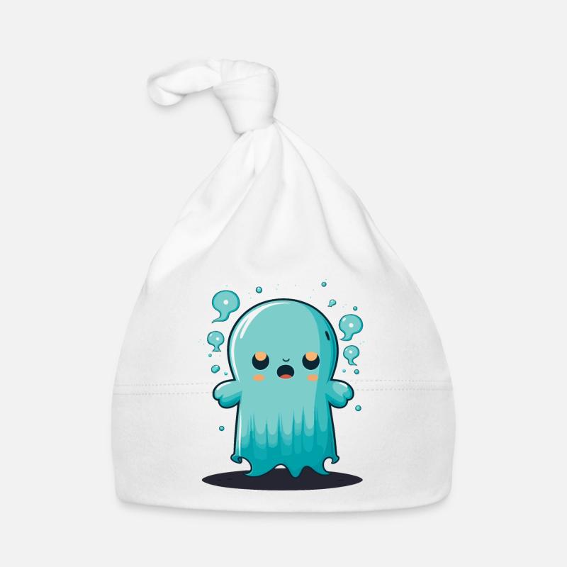 Bored Ghost Organic Baby Cap