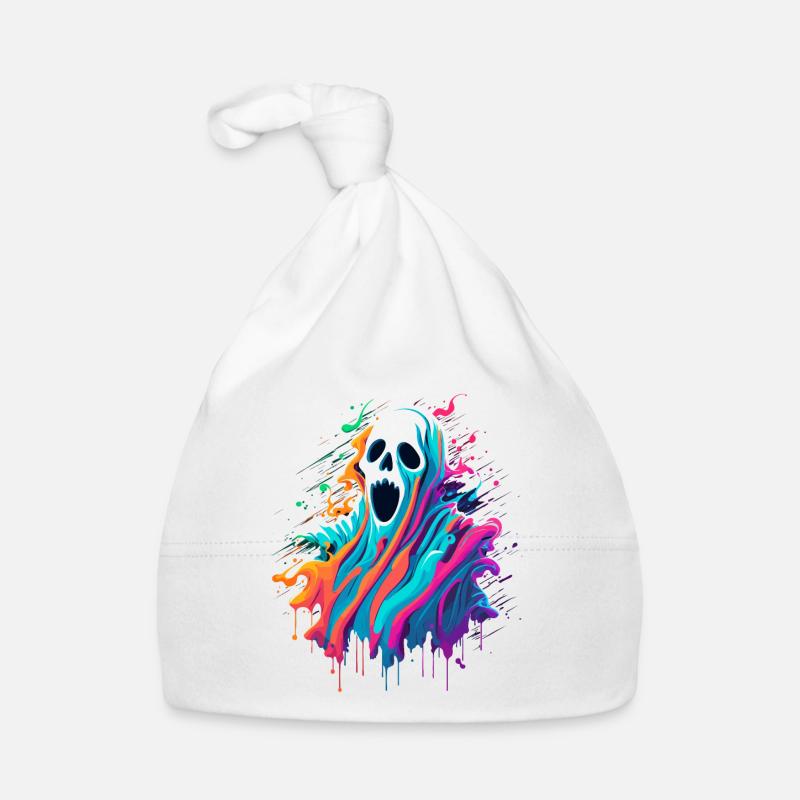 Fantôme coloré Bonnet bio Bébé