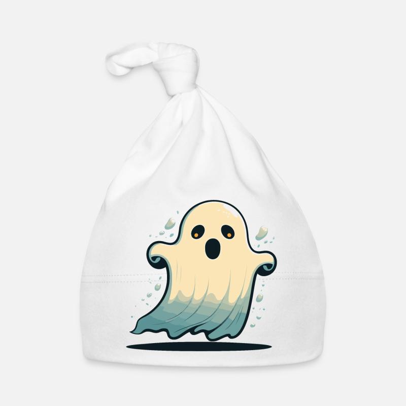 Halloween Ghost Organic Baby Cap