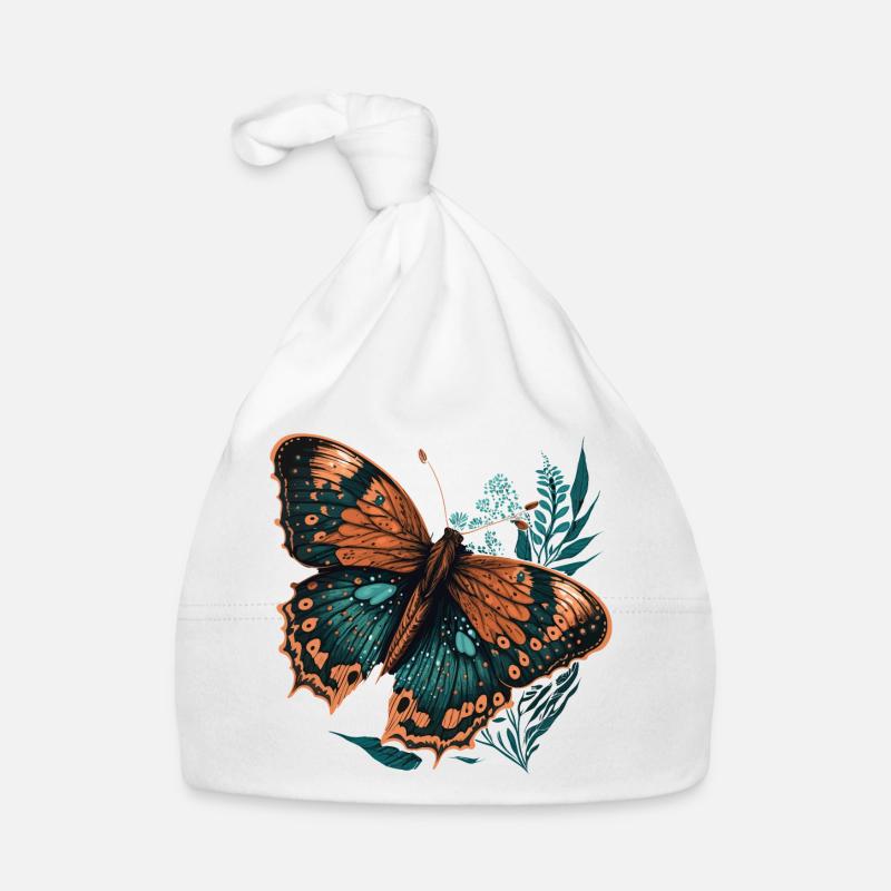 Butterfly Dreams Organic Baby Cap